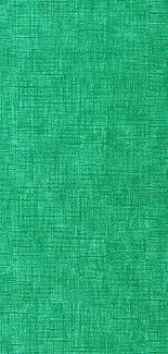 Textured green phone wallpaper with woven design.