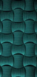 Teal textured 3D pattern wallpaper for mobile.