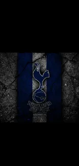 Dark and bold Tottenham Hotspur logo wallpaper