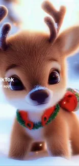 Toy Deer Happiness Live Wallpaper