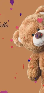 Toy Font Teddy Bear Live Wallpaper