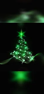 Tree Slope Christmas Tree Live Wallpaper