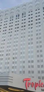 Tropicana Las Vegas hotel facade with modern architecture.