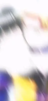 Blurred abstract colorful anime style wallpaper.