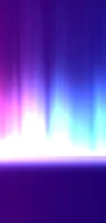 Colorful abstract aurora wallpaper with gradient hues.