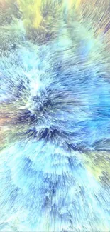 Vibrant abstract burst with dynamic colors
