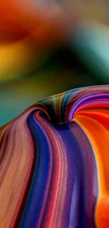 Vibrant abstract waves of colorful fluid art in dynamic motion.