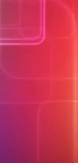 Vibrant gradient wallpaper with pink, orange, and purple hues forming an abstract design.