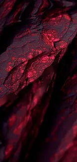 Red abstract lava texture for mobile wallpaper.