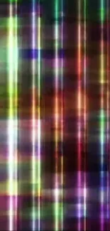 Abstract light stripes in vibrant colors