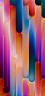 Vibrant abstract mobile wallpaper with colorful gradients.