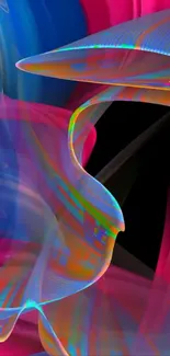 Vibrant abstract wallpaper with colorful swirls and dynamic designs.