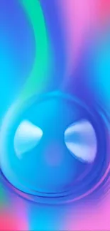 Vibrant abstract mobile wallpaper with colorful design.