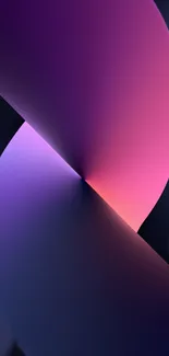 Abstract mobile wallpaper with vibrant purple and pink gradient.