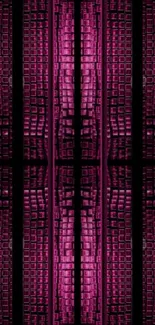 Vibrant magenta grid pattern wallpaper.