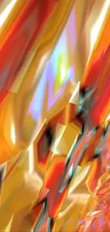 Vibrant abstract wallpaper with orange hues.