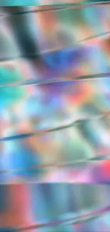 Vibrant abstract wallpaper with blue and red fluid colors.