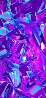 Vibrant abstract purple and blue wallpaper design