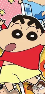Anime character in vibrant, colorful design.