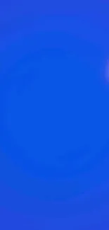 Vibrant blue mobile wallpaper with gradient glow.