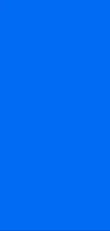 Solid vibrant blue colored wallpaper for mobile screens.