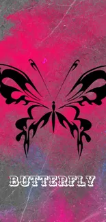 Artistic butterfly wallpaper with vibrant colors and textures.