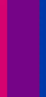 Vibrant mobile wallpaper with magenta, purple, and blue color blocks.