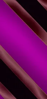 Magenta diagonal striped vibrant wallpaper for mobile phone.