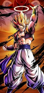 Dragon Ball anime hero in powerful pose.