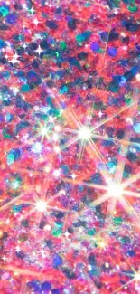 A vibrant and dazzling glitter wallpaper for mobile devices.