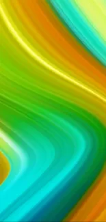 Vibrant gradient mobile wallpaper with colorful abstract design.