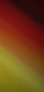 Vibrant gradient wallpaper with red and yellow hues for mobile phone.