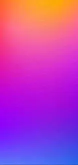 Colorful gradient wallpaper with purple, pink, and yellow hues.