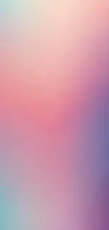 Colorful gradient wallpaper with pink and blue hues.