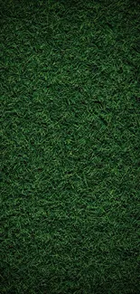 Dark green grass texture wallpaper for mobile devices.