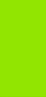 Vibrant lime green wallpaper for mobile display.