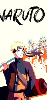 Vibrant Naruto anime wallpaper with colorful design.