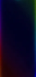 Vibrant neon gradient wallpaper with a dark purple background.