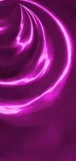 Vibrant neon purple swirl mobile wallpaper.