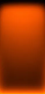 Vibrant orange glow minimalist mobile wallpaper