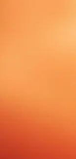 Vibrant orange gradient wallpaper for mobile devices.