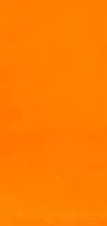 Minimalist vibrant orange mobile wallpaper.