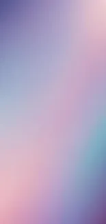 Vibrant pastel gradient wallpaper with soothing purple tones.