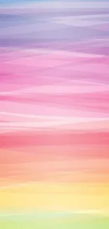 Vibrant pastel gradient mobile wallpaper featuring soft colors.