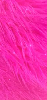 Vibrant pink fur texture with sparkling highlights.