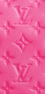 Vibrant pink embossed luxury pattern wallpaper.