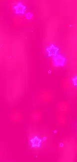 Bright fuchsia pink mobile wallpaper background.