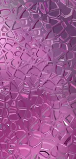 Pink geometric mosaic pattern phone wallpaper.