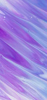 Vibrant abstract wallpaper with purple hues and dynamic brush strokes.