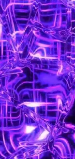Vibrant purple abstract design wallpaper.